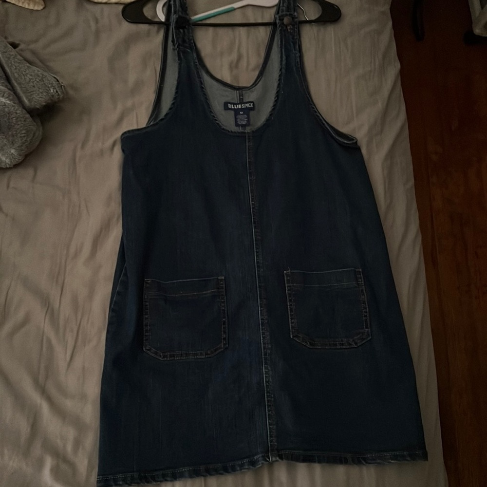 Blue Jean over all dress